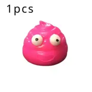 Poop Sticky Ball Toys Squeeze Pinch Ventilation Balls Stress Reducing Toys Adult