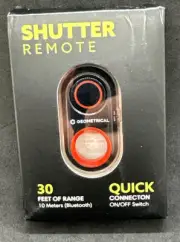 Pocket Tripod Bluetooth Shutter Remote, Red