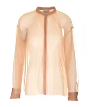 tulle bohemian shirt 1,2 Beige