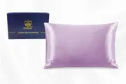 One Piece 100% Pure Two-Side Mulberry Silk Pillowcase Lilac