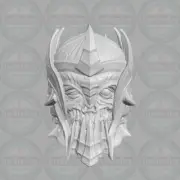 Death Knight v2 Helmet custom head for Mythic Legions & other action figures