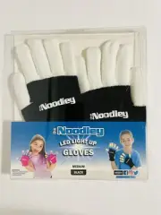 The Noodley LED Light Up Gloves: 1 pair, size: medium/ color: black
