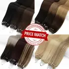 Micro Ring Bead Loop Tip Russian Remy 100% Human Hair Extentions FULL HEAD Thick
