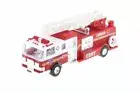 FDNY PULLBACK LADDER NO47 FIRE TRUCK RED DIECAST CAR BY DARON TM857