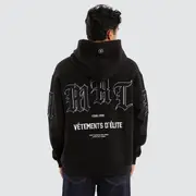 [Americain] D'Elite Relaxed Hoodie Jet Black