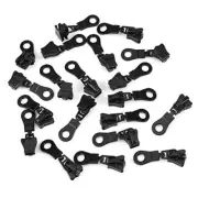 Fix Zipper Metal Alloy Zipper Sliders Replacement Pack Zipper Fixer Black