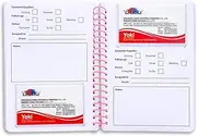 Business Card Organizer Card Holder Book, Portable Credit Card Organizer, Managing All Card Holder Notebook, Cards Holder Manage and Remind Important Matters of Card, Capacity: 58 Crads (Pink 2)