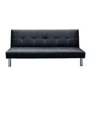 [Sarantino] Sofa Bed Faux Leather Lounge Couch Futon Furniture Modular Suite