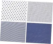 VILLFUL 4 Pieces DIY Quilting Fabric 50x40cm Cotton Patchwork Fabric Handmade Cotton Cloth for Sewing Projects