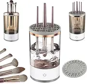 Makeup Brush Cleaner Machine, Electric Cosmetic Brush Cleaner, Makeup Brush Cleaner and Dryer for All Size Beauty Makeup Brush Set, Eyeshadow, Blush Brush, Great gifts for wife, girlfriend