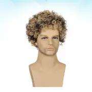 Men' Rocker Wig Men's Party Fancy Dress Fashion Man Wig Man Fake Hairpiece