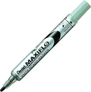 Pentel Maxiflo Whiteboard Marker Bullet Point 1.6mm Fine Nib Black Ink, Box of 12 Markers (MWL5S-A)