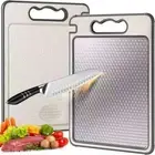 Non-slip Double Sided Wheat Straw Chopping Board New Cutting Board