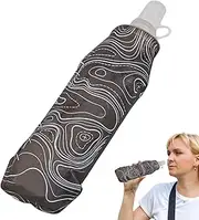 Water Bottles | Leak Proof Travel Water Bottle - Reusable Leak-Proof Lightweight Soft Cups for Cycling Outdoors Sports Traveling Camping Backpacking