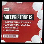 Protect The Pill Move On Political STICKER 3 5/8" NEW Support Abortion Rights