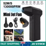 130000 RPM Powered Mini Jet Fan Dry Blower Turbo Fan for Dust/Computer Cleaning