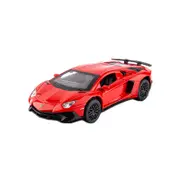 Catzon 1:32 LP750 Alloy Car Model with Pull-Back Functionality and Sound Light Effects-Red