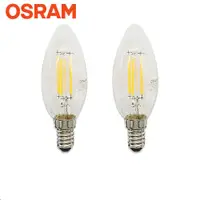 在飛比找ETMall東森購物網優惠-【Osram 歐司朗】2入組調光式4.5W LED燈絲E14