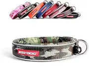 EZYDOG Classic Neo Dog Collar | Dog Collar Small, Medium, Large Dogs, Reflective Dog Collar, Supreme Comfort, Soft Neoprene Material, Non-Corrosive (Camo)