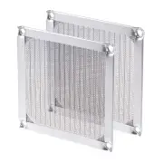 120mm Computer Fan Filter Grills Stainless Steel Mesh Case Cover Pack of 2