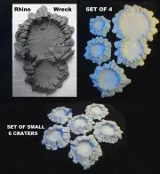 Wargames Tabletop Terrain Craters