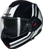 Nolan N120-1 Lineo 348, modular helmet , color: White/Black/Grey , size: XL