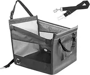 Car Seat for Dogs - Pet Booster Seats | Portable Puppy Booster Carseat for Outdoor Travel, Waterproof Vehicle Backseat Kitten Bed