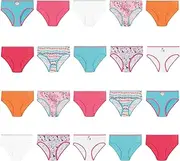 [Hanes] Girls' 20-Pack Tagless Cotton Brief Panties