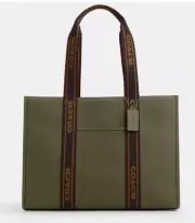 Coach Outlet Large Smith Tote CU996 QBRM3 Olive Drab
