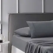 Accessorize Bedroom Collection Accessorize Grey Cotton Flannelette Sheet Set