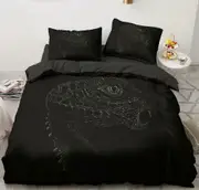 v4839 Bed Sheets Animal Snake Pattern Duvet Cover Set Comforter Cover Children Bed Sheets IU4839