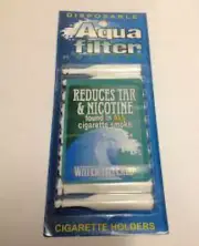 3-Aqua Water Filter Cigarette Filters -( 10 in 1pack ) total 30 filters