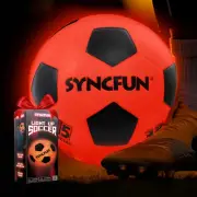 Glow in the Dark Soccer Ball for Boys Light up Soccer Night Sports Gear Gifts