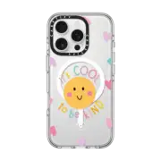iPhone 16 Pro Clear Case MagSafe Compatible Kind is Cool by Laura Jane Illustrations