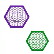 2 Pack Floating Bee Island Use for Bee Cups for Garden