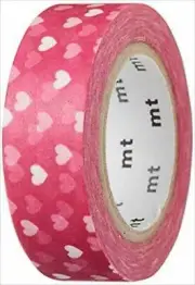 Mt Washi Masking Tape 1p Deco Heart Spot 15mm X 10m Mt01d331