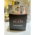 BVLGARI寶格麗 MAN BLACK COLOGNE 當代冰海男性古龍淡香水60ML, 余量約8成