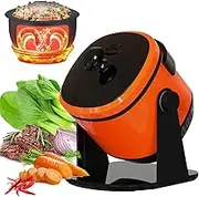 2400W Smart Cooking Robot, 6L Automatic Stir-Fry Machine with One-Touch Start, 360° Rotation & LED Display, Multi-Functional for Frying, Stewing, Boiling, Commercial-Grade Home Kitchen Appliance