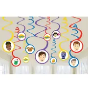 The Wiggles Party Spiral Decorations