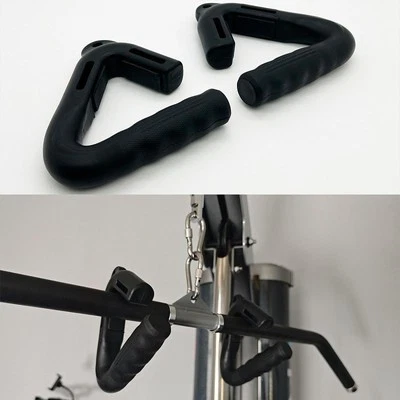 2x Pull up Handles Pull Down Attachment Resistance Band Handles for Dumbbell