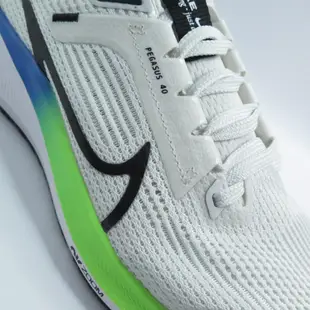 NIKE DX2498006 Air Zoom Pegasus 40 大童慢跑鞋 女鞋 白藍綠【iSport愛運動】