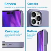iPhone 13 Pro Max Compatible Case Cover With Premium Silicone - Stone