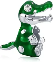 [Teleye] Bracelet Charm Baby Crocodile 925 Sterling Silver Charm Fits For Pandora Bracelet, European Charms Bracelet, Women Gift
