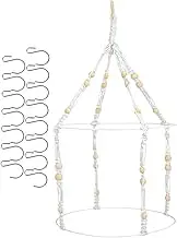 Cotton Rope Herb Drying Rack Macrame Hanging Flower Drying Hanger Home Decor Rack