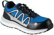 [Bullstar] SPRINTX S1P 2663-0-1801-43 Safety Shoes (Colour Cornflower Blue/Black, Size 43, Width 12, Unisex, with Fibreglass Toe Cap, Non-Slip, Particularly Lightweight, Work Shoes, Protective Shoes)