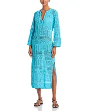 Elan Swim Cover-Up Kaftan - Exclusive