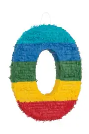 Pinata Numeral Number 0 (Pk 1)