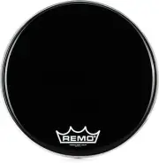 Remo Powermax Ebony Crimplock Bass Drumhead - 20-inch (5-pack) Bundle