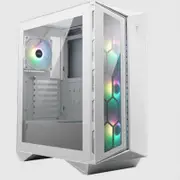 MSI MPG GUNGNIR 110R White Mid-Tower Case, Supports ATX / M-ATX / Mini ITX, 2x USB 3