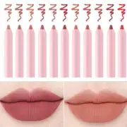 Lip Set Lipstick Colors Non-stick Lasting Makeup Lip Gloss Matte 12 Liner Mist